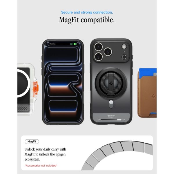 Θήκη iPhone 18 Pro / 17 Pro Spigen Ultra Hybrid Classic MagFit MagSafe Classic Black (ACS12168) - Image 6