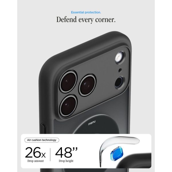 Θήκη iPhone 18 Pro / 17 Pro Spigen Ultra Hybrid Classic MagFit MagSafe Classic Black (ACS12168) - Image 10