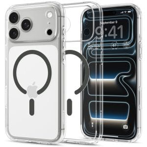 Θήκη iPhone 18 Pro 17 Pro Spigen Ultra Hybrid MagFit MagSafe Clear Graphite