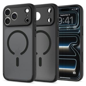 Θήκη iPhone 18 Pro 17 Pro Spigen Ultra Hybrid MagFit MagSafe Frost Black