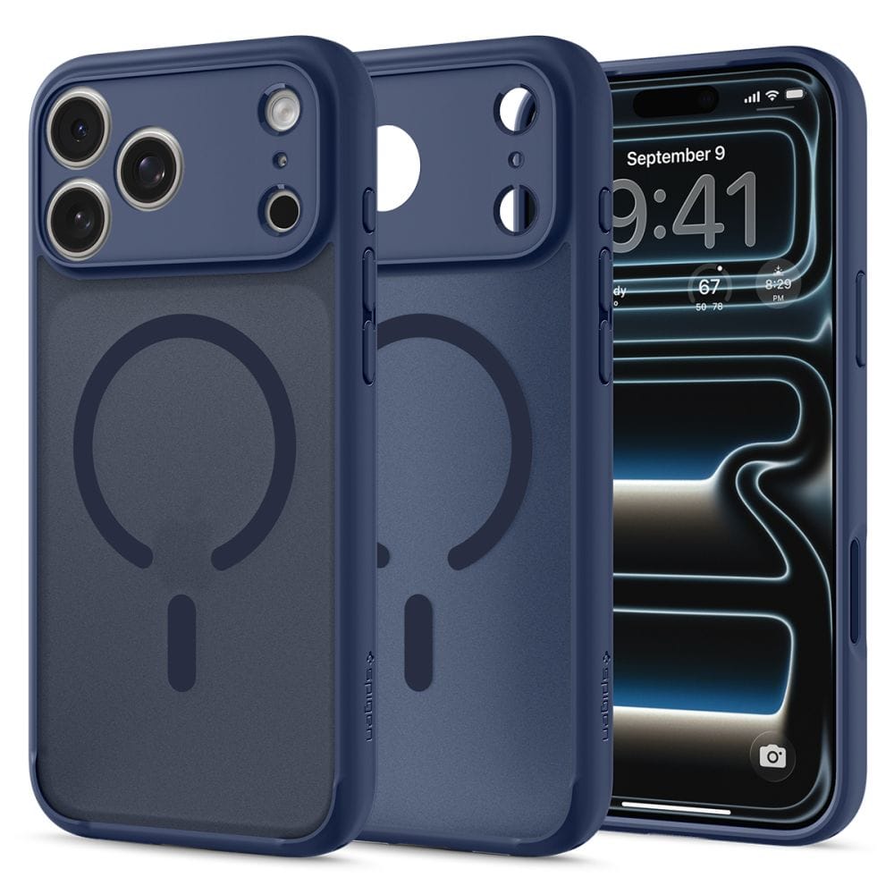 Θήκη iPhone 18 Pro 17 Pro Spigen Ultra Hybrid MagFit MagSafe Frost Deep Blue