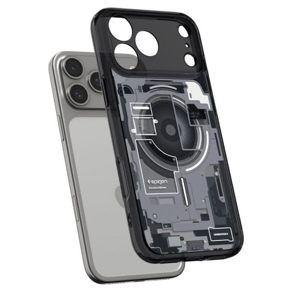 Θήκη iPhone 18 Pro / 17 Pro Spigen Ultra Hybrid Zero One MagFit MagSafe Black (ACS12165) - Image 4