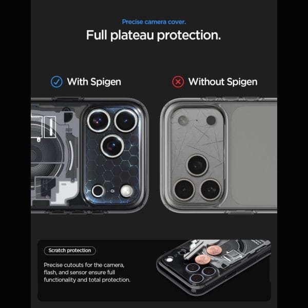 Θήκη iPhone 18 Pro / 17 Pro Spigen Ultra Hybrid Zero One MagFit MagSafe Black (ACS12165) - Image 8