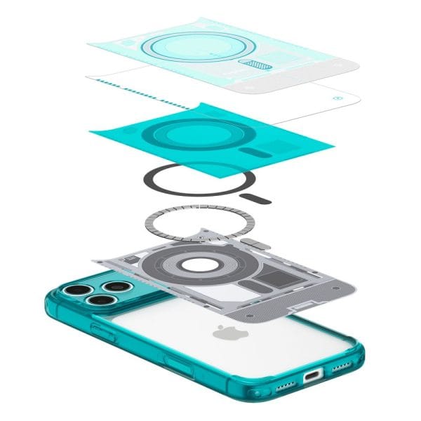 Θήκη iPhone 18 Pro Max / 17 Pro Max Spigen Ultra Hybrid C-One MagFit MagSafe Bondi Blue (ACS11983) - Image 6