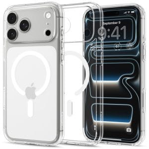 Θήκη iPhone 18 Pro Max 17 Pro Max Spigen Ultra Hybrid MagFit MagSafe Clear White