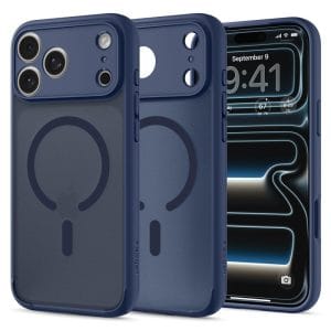 Θήκη iPhone 18 Pro Max 17 Pro Max Spigen Ultra Hybrid MagFit MagSafe Frost Deep Blue