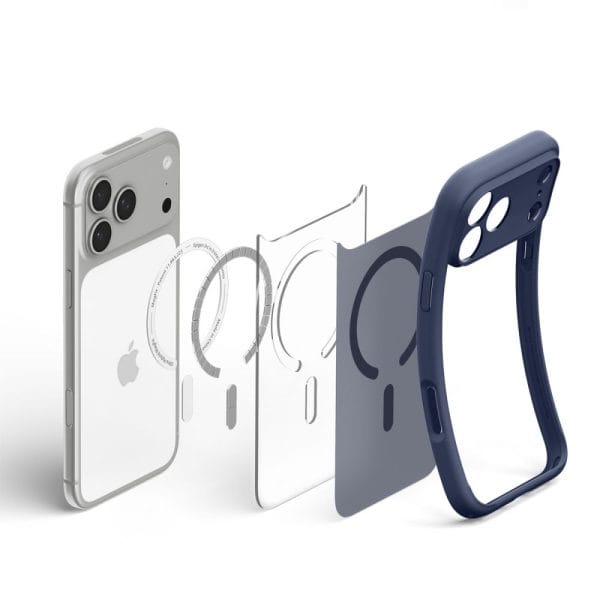Θήκη iPhone 18 Pro Max / 17 Pro Max Spigen Ultra Hybrid MagFit MagSafe Frost Deep Blue (ACS11918) - Image 6