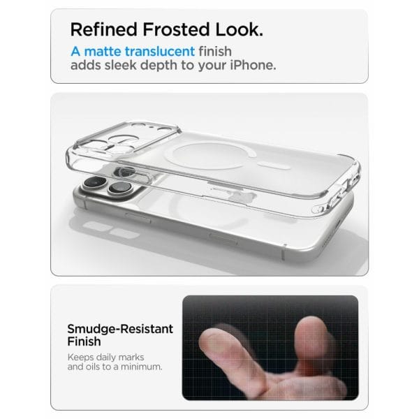 Θήκη iPhone 18 Pro Max / 17 Pro Max Spigen Ultra Hybrid MagFit MagSafe Frost White (ACS12124) - Image 7