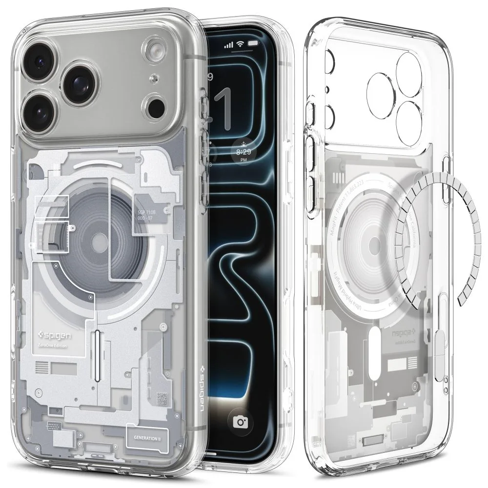 Θήκη iPhone 18 Pro Max / 17 Pro Max Spigen Ultra Hybrid Zero One MagFit MagSafe White (ACS12126) - Image 2