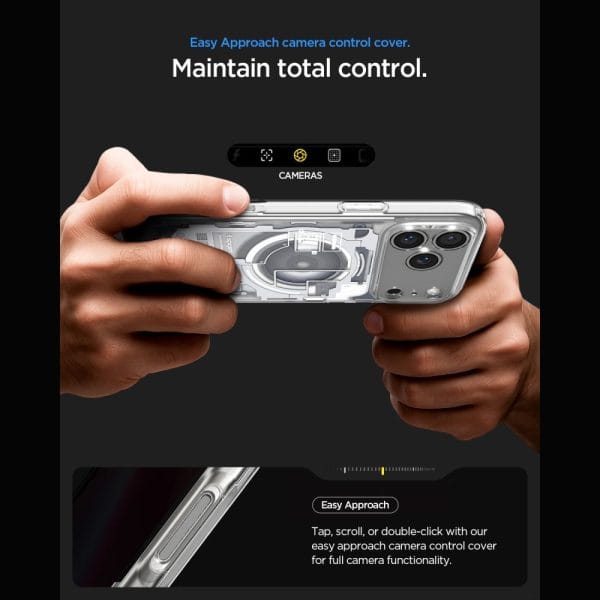 Θήκη iPhone 18 Pro Max / 17 Pro Max Spigen Ultra Hybrid Zero One MagFit MagSafe White (ACS12126) - Image 11