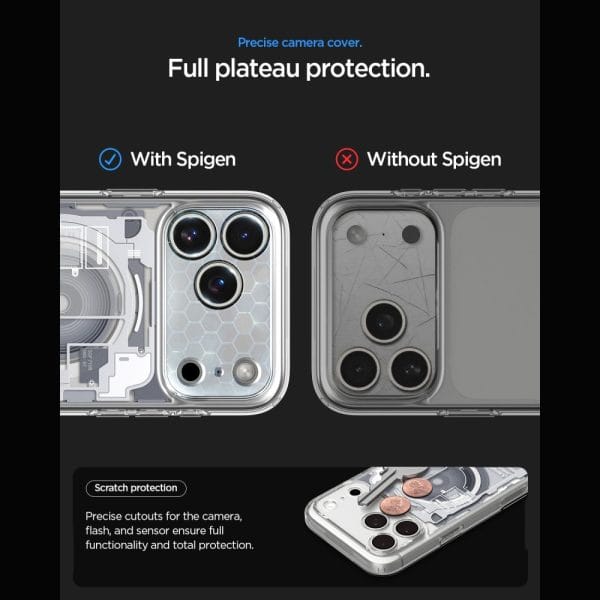Θήκη iPhone 18 Pro Max / 17 Pro Max Spigen Ultra Hybrid Zero One MagFit MagSafe White (ACS12126) - Image 8