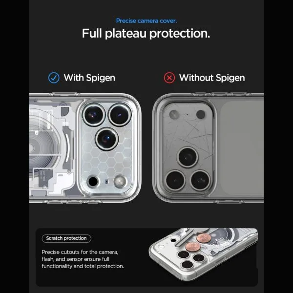 Θήκη iPhone 18 Pro Max / 17 Pro Max Spigen Ultra Hybrid Zero One MagFit MagSafe White (ACS12126) - Image 8