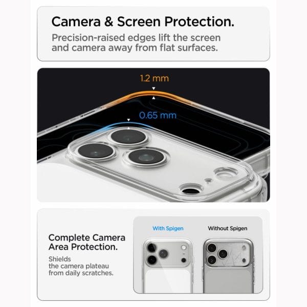 Θήκη iPhone 18 Pro / 17 Pro Spigen Ultra Hybrid T MagFit MagSafe Glossy White (ACS12169) - Image 12