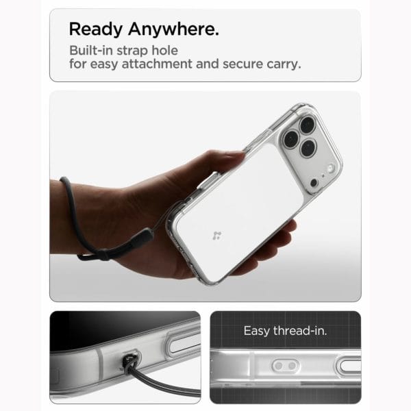 Θήκη iPhone 18 Pro / 17 Pro Spigen Ultra Hybrid T MagFit MagSafe Glossy White (ACS12169) - Image 13