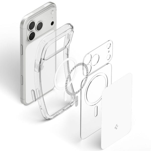 Θήκη iPhone 18 Pro / 17 Pro Spigen Ultra Hybrid T MagFit MagSafe Glossy White (ACS12169) - Image 4