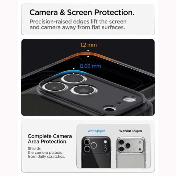 Θήκη iPhone 18 Pro / 17 Pro Spigen Ultra Hybrid T MagFit MagSafe Matte Black (ACS12171) - Image 11