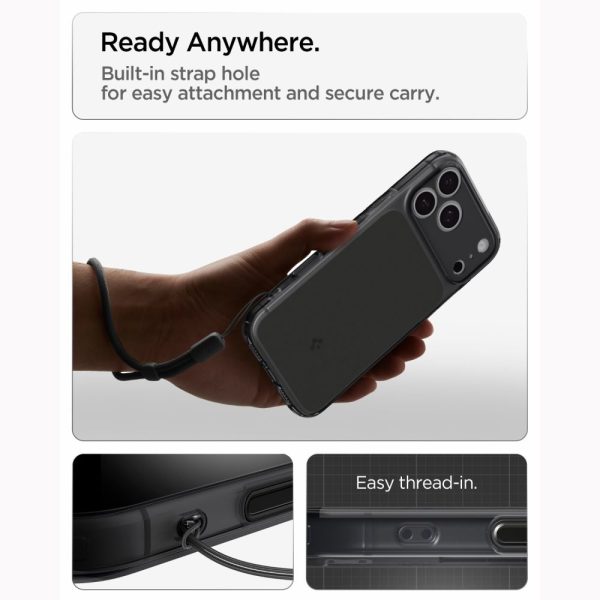 Θήκη iPhone 18 Pro / 17 Pro Spigen Ultra Hybrid T MagFit MagSafe Matte Black (ACS12171) - Image 12