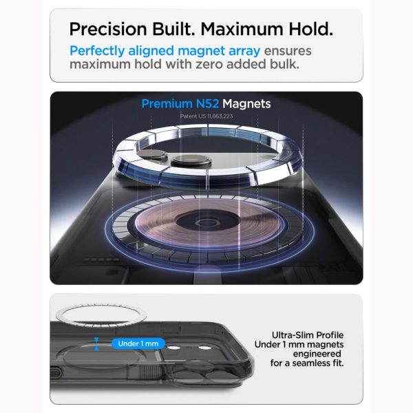 Θήκη iPhone 18 Pro / 17 Pro Spigen Ultra Hybrid T MagFit MagSafe Matte Black (ACS12171) - Image 9