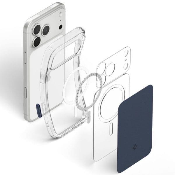 Θήκη iPhone 18 Pro Max / 17 Pro Max Spigen Ultra Hybrid T MagFit MagSafe Matte Blue (ACS12135) - Image 4