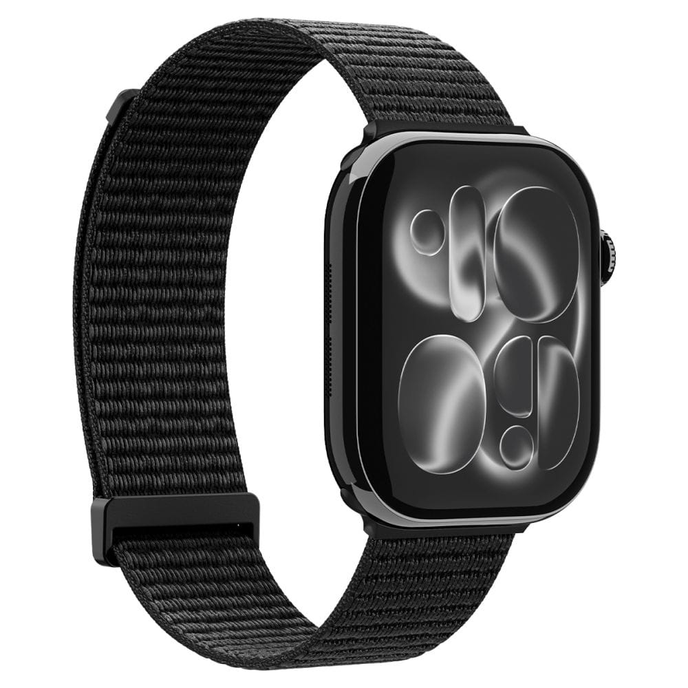 Λουράκι Apple Watch 44 / 45 / 46 / 49mm Spigen WBF01 Band Black (AMP11833) - Image 2