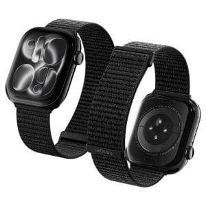 Λουράκι Apple Watch 44 45 46 49mm Spigen WBF01 Band Black AMP11833