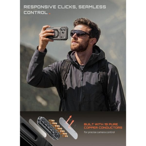 Θήκη iPhone 18 Pro / 17 Pro Supcase Grip Pro Mag MagSafe Black - Image 10