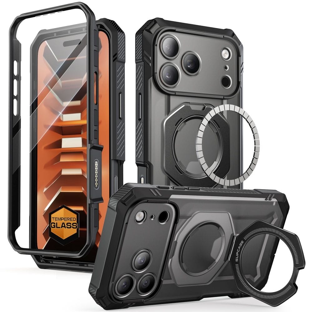 Θήκη iPhone 18 Pro Max / 17 Pro Max Supcase Grip Pro Mag MagSafe Black - Image 2