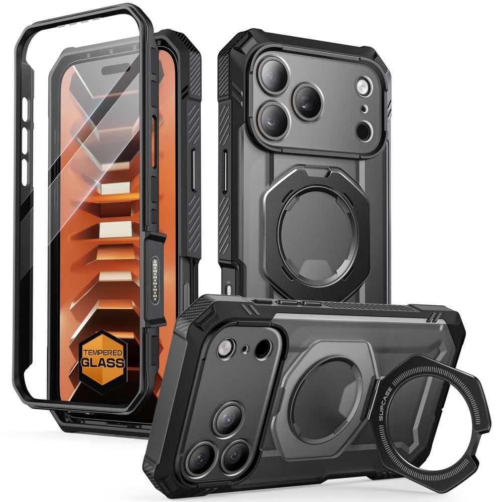 Θήκη iPhone 18 Pro Max / 17 Pro Max Supcase Grip Pro Mag MagSafe Black - Image 3