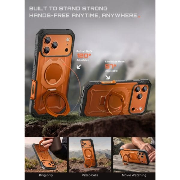 Θήκη iPhone 18 Pro Max / 17 Pro Max Supcase Grip Pro Mag MagSafe Coral - Image 9