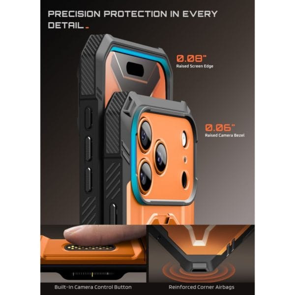 Θήκη iPhone 18 Pro Max / 17 Pro Max Supcase Grip Pro Mag MagSafe Coral - Image 10