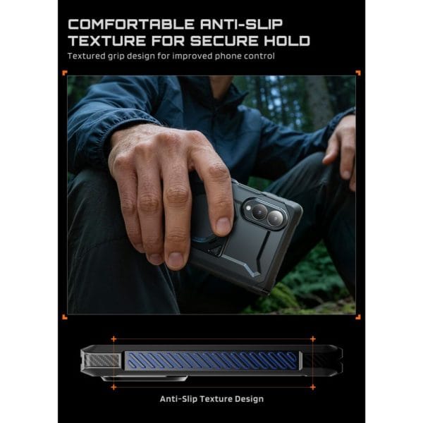 Θήκη Samsung Galaxy Z Fold 8 Supcase UB Grip Mag MagSafe Privacy Glass Black - Image 10