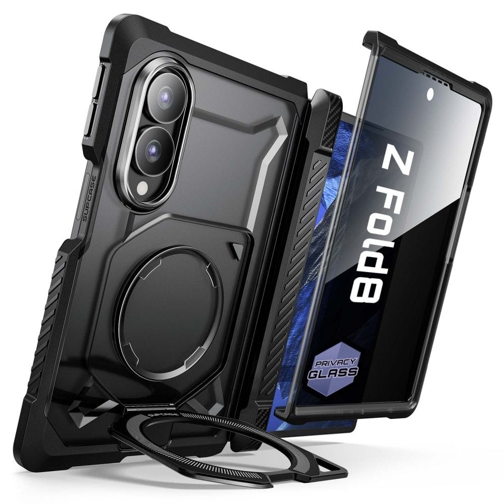Θήκη Samsung Galaxy Z Fold 8 Supcase UB Grip Mag MagSafe Privacy Glass Black