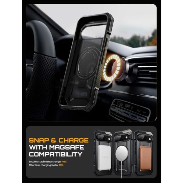 Θήκη Google Pixel 11 Pro XL Supcase UB Grip Mag MagSafe Black - Image 7