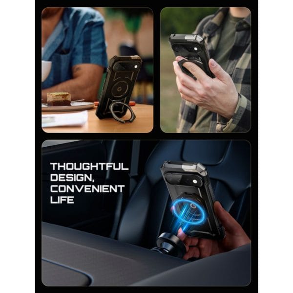 Θήκη Google Pixel 11 Pro XL Supcase UB Grip Mag MagSafe Black - Image 10