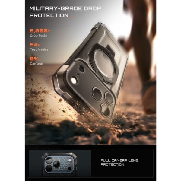 Θήκη iPhone 18 Pro / 17 Pro Supcase UB Grip Mag MagSafe Black - Image 5