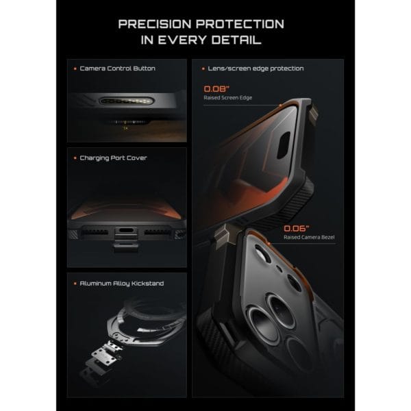 Θήκη iPhone 18 Pro Max / 17 Pro Max Supcase UB Grip Mag MagSafe Black - Image 11