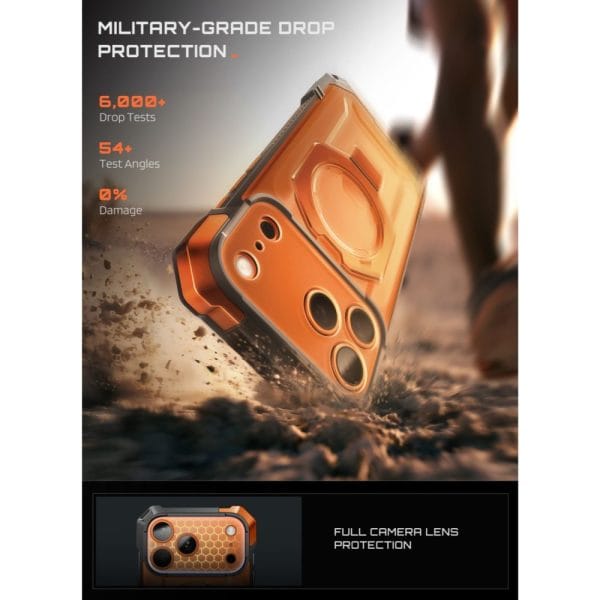 Θήκη iPhone 18 Pro Max / 17 Pro Max Supcase UB Grip Mag MagSafe Coral - Image 6