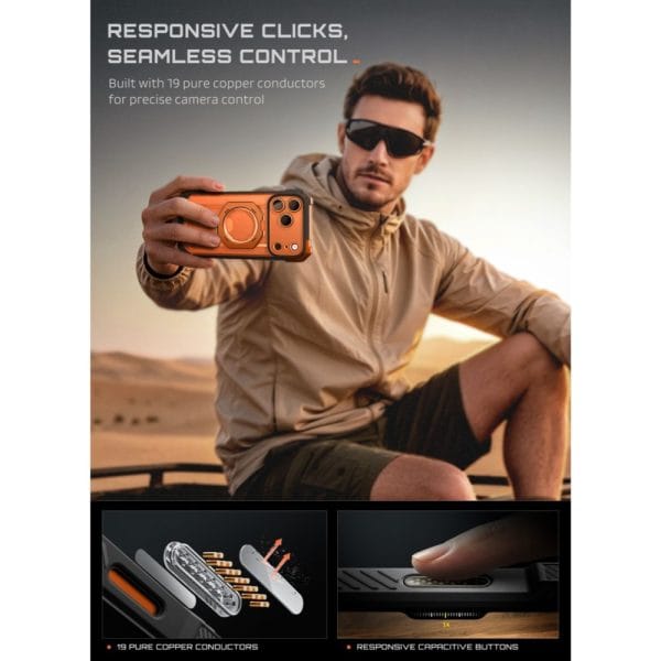 Θήκη iPhone 18 Pro Max / 17 Pro Max Supcase UB Grip Mag MagSafe Coral - Image 8