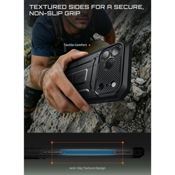 Θήκη iPhone 18 Pro / 17 Pro Supcase Unicorn Beetle Pro Black - Image 13