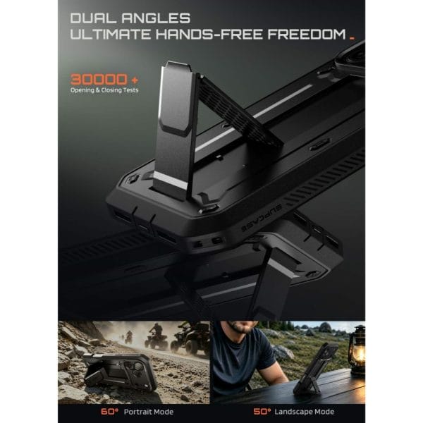 Θήκη iPhone 18 Pro / 17 Pro Supcase Unicorn Beetle Pro Black - Image 9