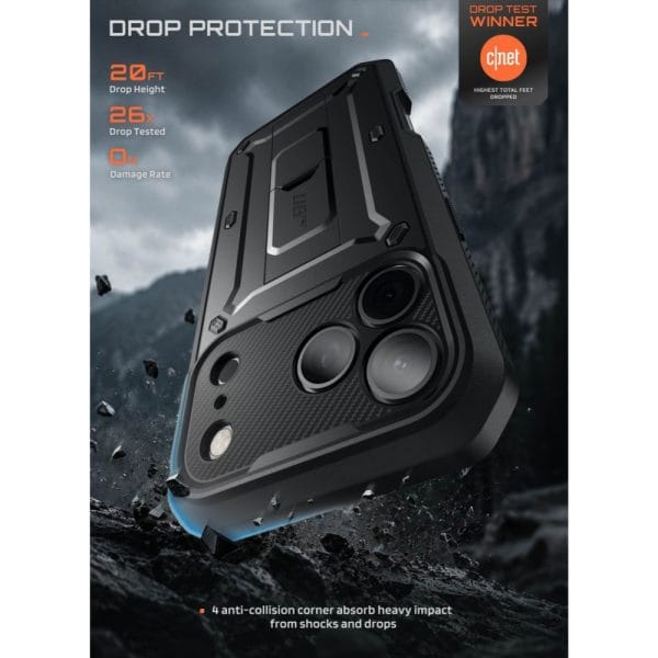 Θήκη iPhone 18 Pro Max / 17 Pro Max Supcase Unicorn Beetle Pro Black - Image 7