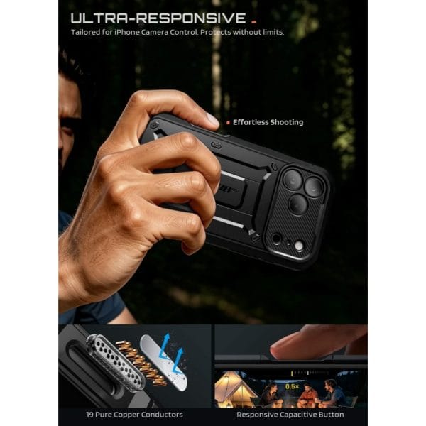 Θήκη iPhone 18 Pro Max / 17 Pro Max Supcase Unicorn Beetle Pro Black - Image 8