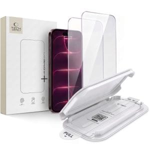 Τζάμι Προστασίας iPhone 18 Pro / 17 Pro Tech-Protect OneTouch Set+ 2-Pack Clear