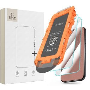 Τζάμι Προστασίας Google Pixel 11 Pro / 11 / 10 Pro / 10 / 9 Pro / 9 Tech-Protect Quick Set+ 2-Pack Clear