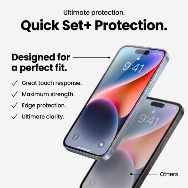 Τζάμι Προστασίας Google Pixel 11 Pro XL / 10 Pro XL / 9 Pro XL Tech-Protect Quick Set+ 2-Pack Clear - Image 7