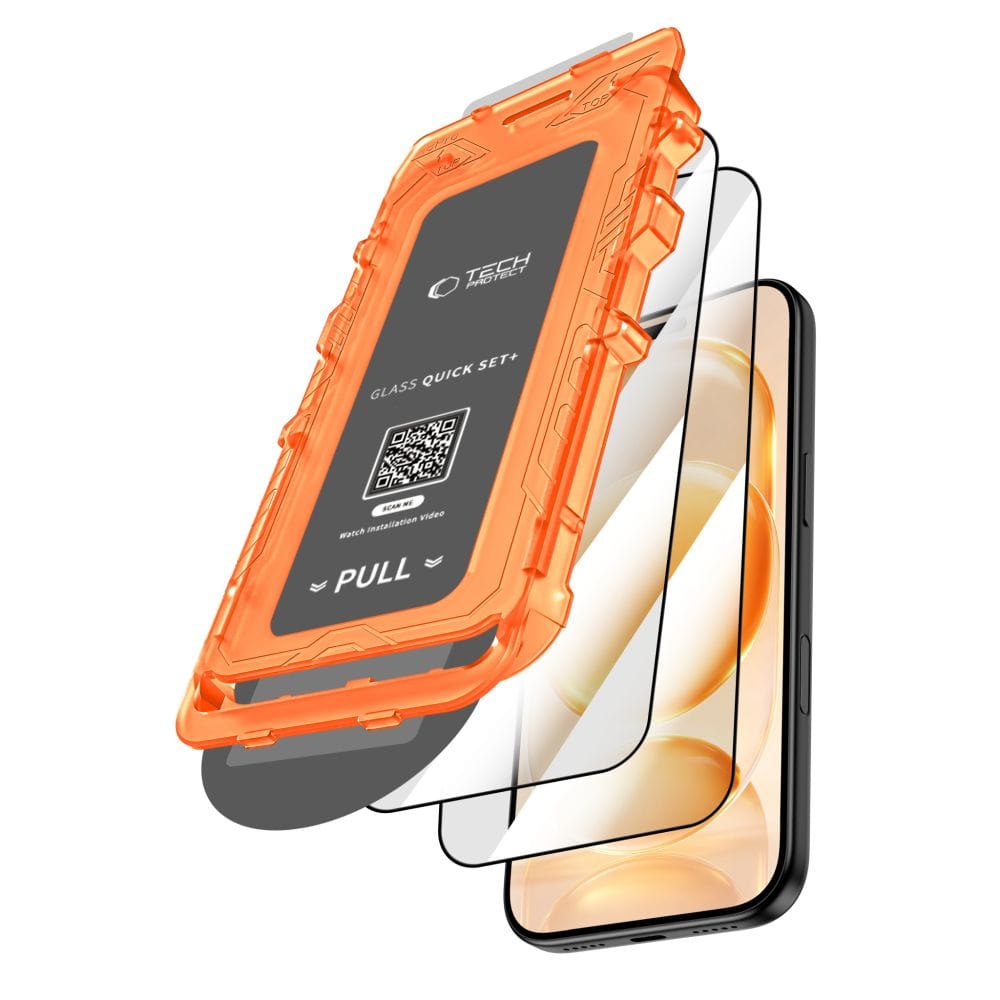 Τζάμι Προστασίας iPhone 17 Pro Max / 18 Pro Max Tech-Protect Quick Set+ 2-Pack Black - Image 2