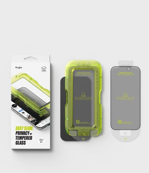 Τζάμι Προστασίας Privacy iPhone 18 Pro Max Ringke Easy Slide 2-Pack - Image 6