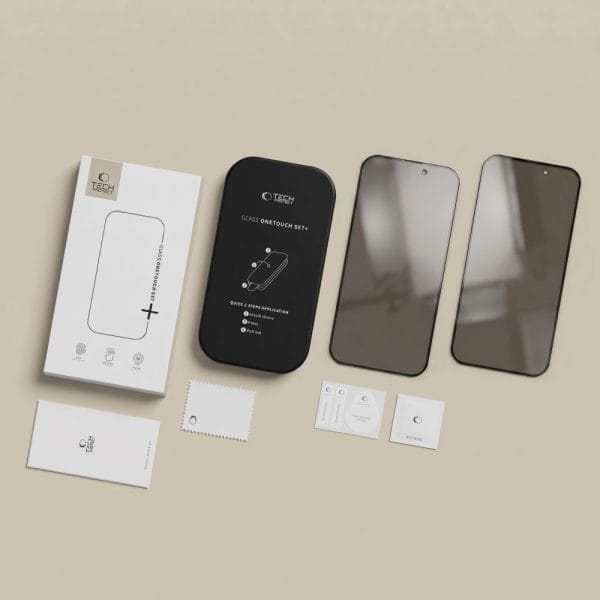 Privacy Τζάμι Προστασίας iPhone 18 Pro Max Tech-Protect OneTouch Set Spy+ 2-Pack - Image 15