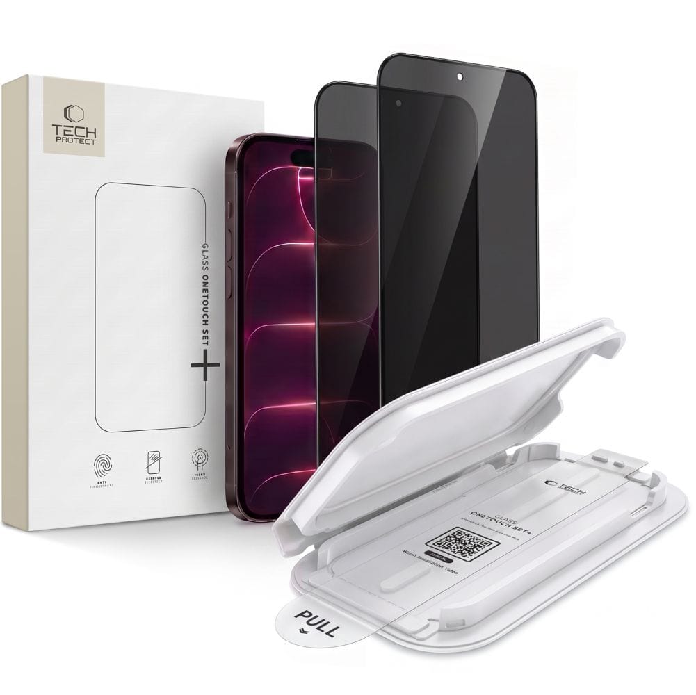 Privacy Τζάμι Προστασίας iPhone 18 Pro Max Tech-Protect OneTouch Set Spy+ 2-Pack
