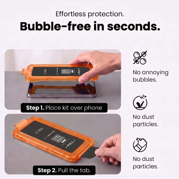 Τζάμι Προστασίας Privacy iPhone 18 Pro Max Tech-Protect Quick Set Spy+ 2-Pack - Image 11